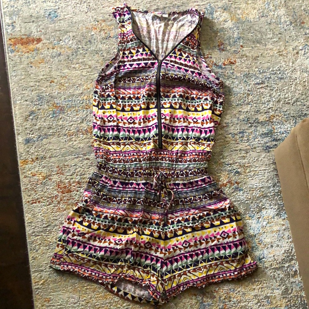 Sleeveless romper